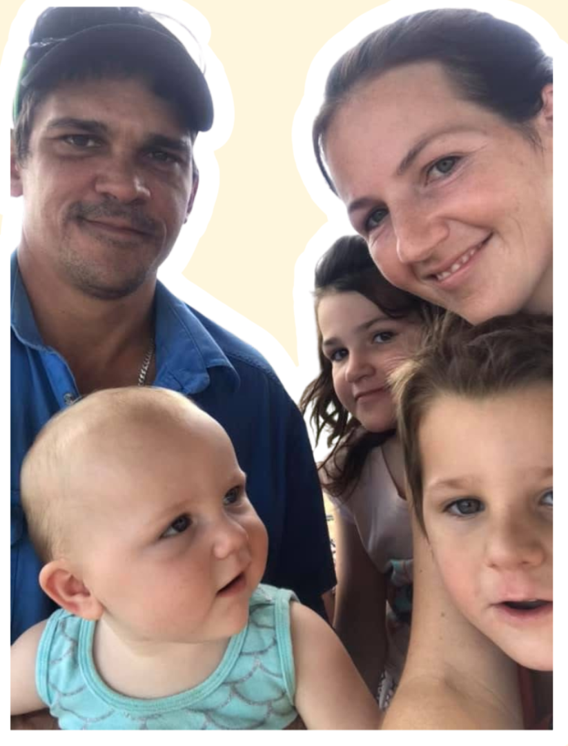Ash and her family