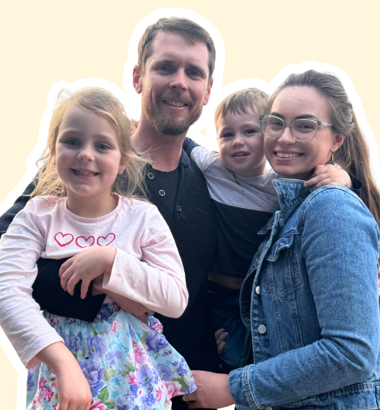 Bec and family